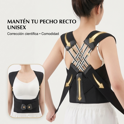 Corrector De Postura Ajustable - Soporte Lumbar Y De Espalda Para Hombre Y Mujer